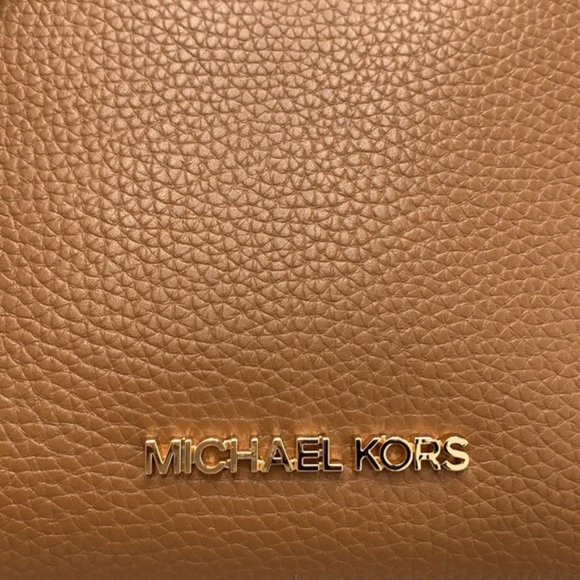 Michael Kors Emilia Small Bucket Bag Messenger Leather Luggage - Picture 12 of 15